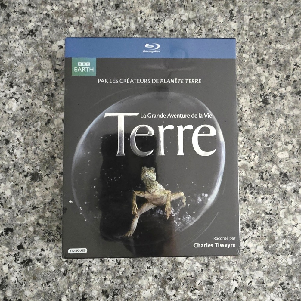 BBC Earth Terre La Grande Aventure de la Vie Blu-ray 4-Disc Set French English